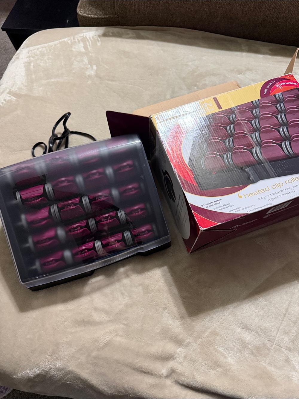Remington heated clip rollers